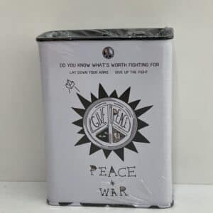 Metal Money Bank - White Peace 2