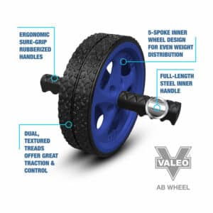 Mascube, Exercise And Fitness Wheel With Easy Grip Handles For Core Training And Abdominal Workout