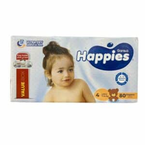 Sanita Happies Size 4 (7-14 KG) *80 Diapers