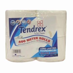 Tendrex Toilet Paper 400 Meter Rolls