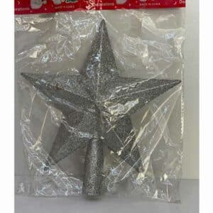 Christmas Tree Star - Medium - Silver