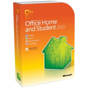 Office Home & Student 2010 English DVD Microsoft, MIC-79G02135