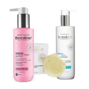 Beesline Bundle Exfoliating Soap, Facial Wash & Hygienic Wash