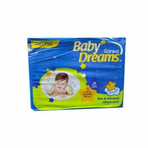 Sanita Baby Dreams No.6 (> 18 KG) XXLarge *28 Diapers