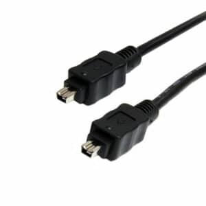 Conqueror Firewire Cable IEEE1394 I.LINK 4 Pin to 4 Pin 1.5 Meter Black - C12