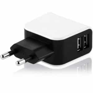 Conqueror USB Double Power Adapter Wall Charger - CH58C