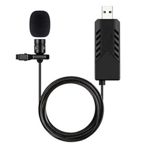 Conqueror Lavalier Microphone Clip-On Lapel for USB Interface Device for YouTube, Vlogging, Recording - CLM303