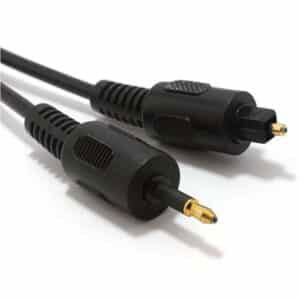 Conqueror Fiber Optic Cable Toslink to 3.5MM 1.5 Meter Black - C117A