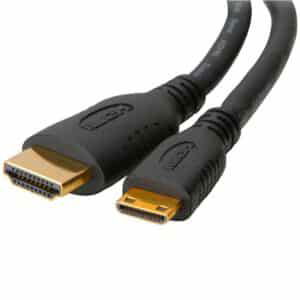 Conqueror Cable HDMI to Mini HDMI Gold Plated 2 Meter Black - C57