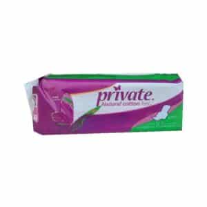 Private Maxi Natural Cotton Feel Normal With Wings 10MM *10 Pads