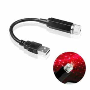Mascube USB Decorative Lights LED Car Roof Star Night Light Adjustable #Cp052615 Red Light