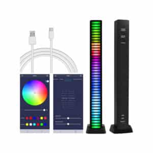 Mascube Mini Music Rhythm Light 18X1.6X1.9Cm  #Cpni10-03 Black