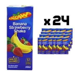 Maccaw Strawberry & Banana Juice 180ML *24 Pcs