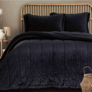 Luxurious Winter Comforter Set – Venus Black