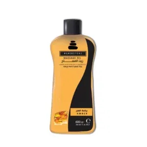 Black Stone Massage Oil Amber 600ml