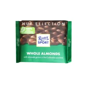 Ritter Sport Whole Almonds Chocolate 100G