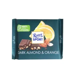 Ritter Sport Dark Almond & Orange Chocolate 100G