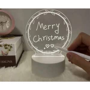 LED Night Light Note Board (CIRCLE)