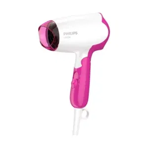 Philips Hair Dryer 1400W, Thermoprotect Setting, Cool Shot, Foldable Handle, Heat/Spead Settings 2, Nozzle Concentrator, BHD003