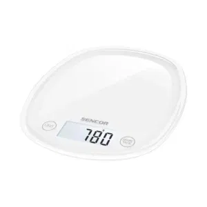 Sencor Kitchen Scale, Touch Control, LCD Display, White, SNC-SKS30WH