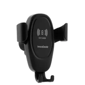 InnovaGoods Mobile Phone Holder with Wireless Charger for Cars Wolder, V0103067