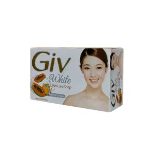 Giv White Skin Care Soap Papaya & Honey 80G