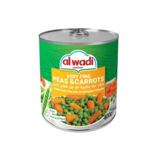 Al Wadi Al Akhdar Very Fine Peas & Carrots 400G