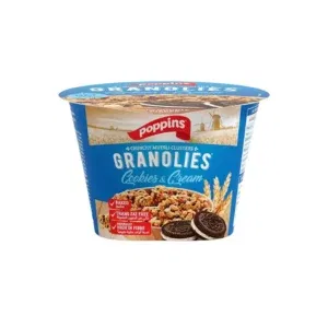 Poppins Granolas Cookies & Creams Cup 50G