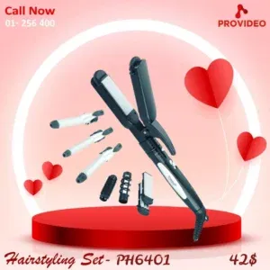 Paiter Hair Straightener and Curler Set Ceramic Iron – PH6401