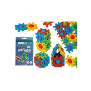 Out Of The Blue Fidget Construction Blocks 4 Cm Per Piece Set Of 12 #61/6692.